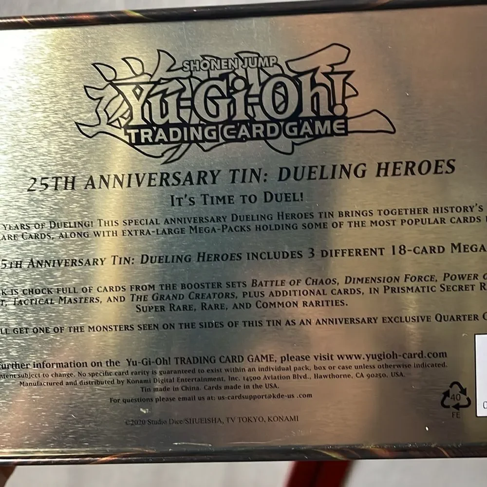 Yu-Gi-Oh 25th Anniversary Collector’s Trading Card Game 25th (No Cards)